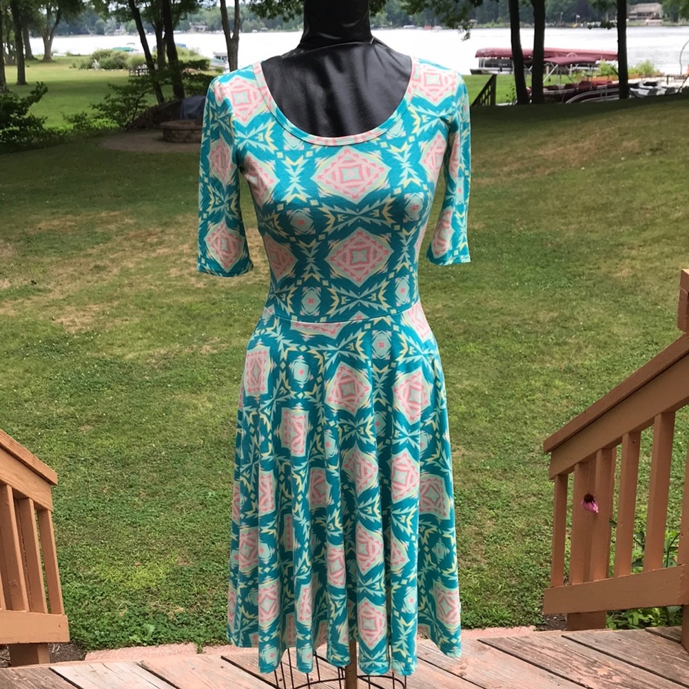 LulaRoe Nicole dress XS
